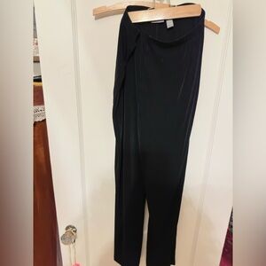 Chicos Travelers Classic Black Straight Leg Pants